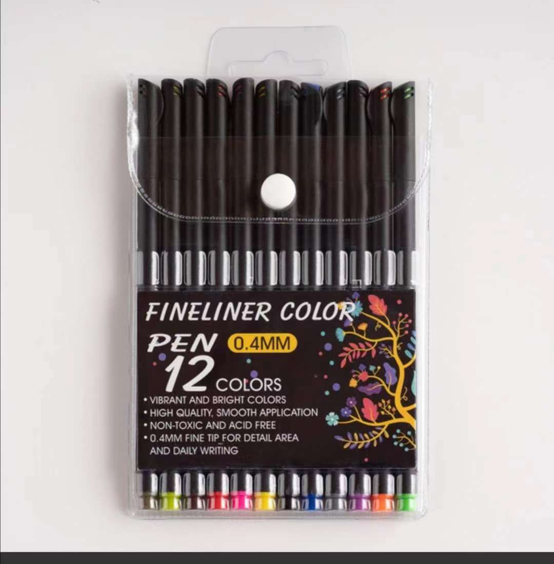 义乌好货定制热卖水彩勾线笔绘画套装中性笔0.4针管笔描边笔工厂详情图7