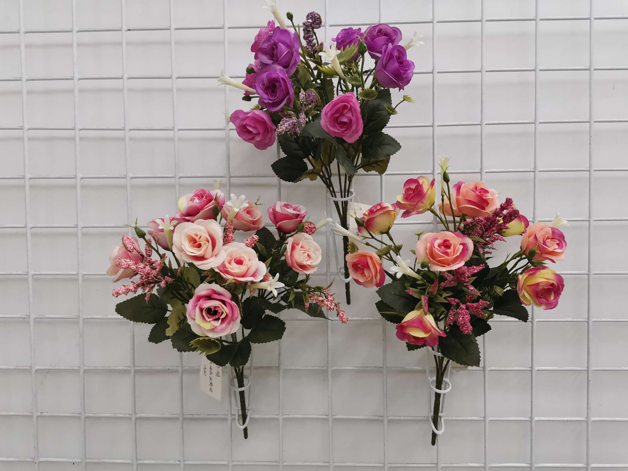 016-17-3#, 5-fork oil painting of Persian rose Specification image