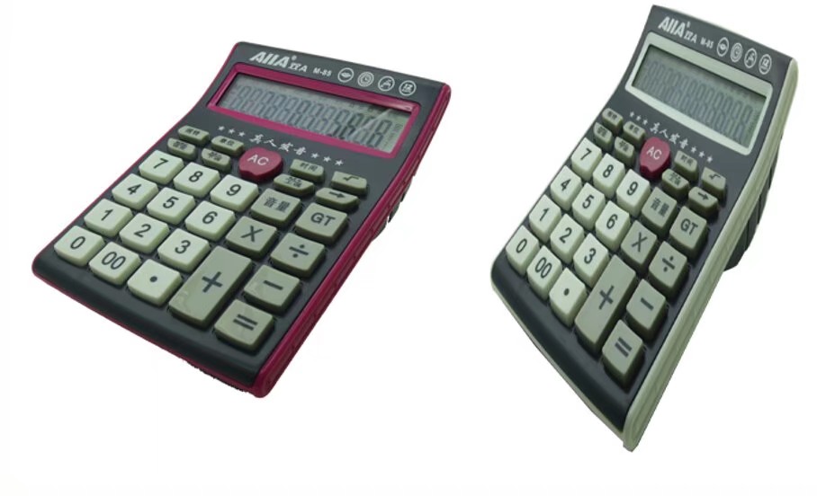 Elote Voice Calculator EX-530C medium human voice 12-digit keystroke music calculator thumbnail