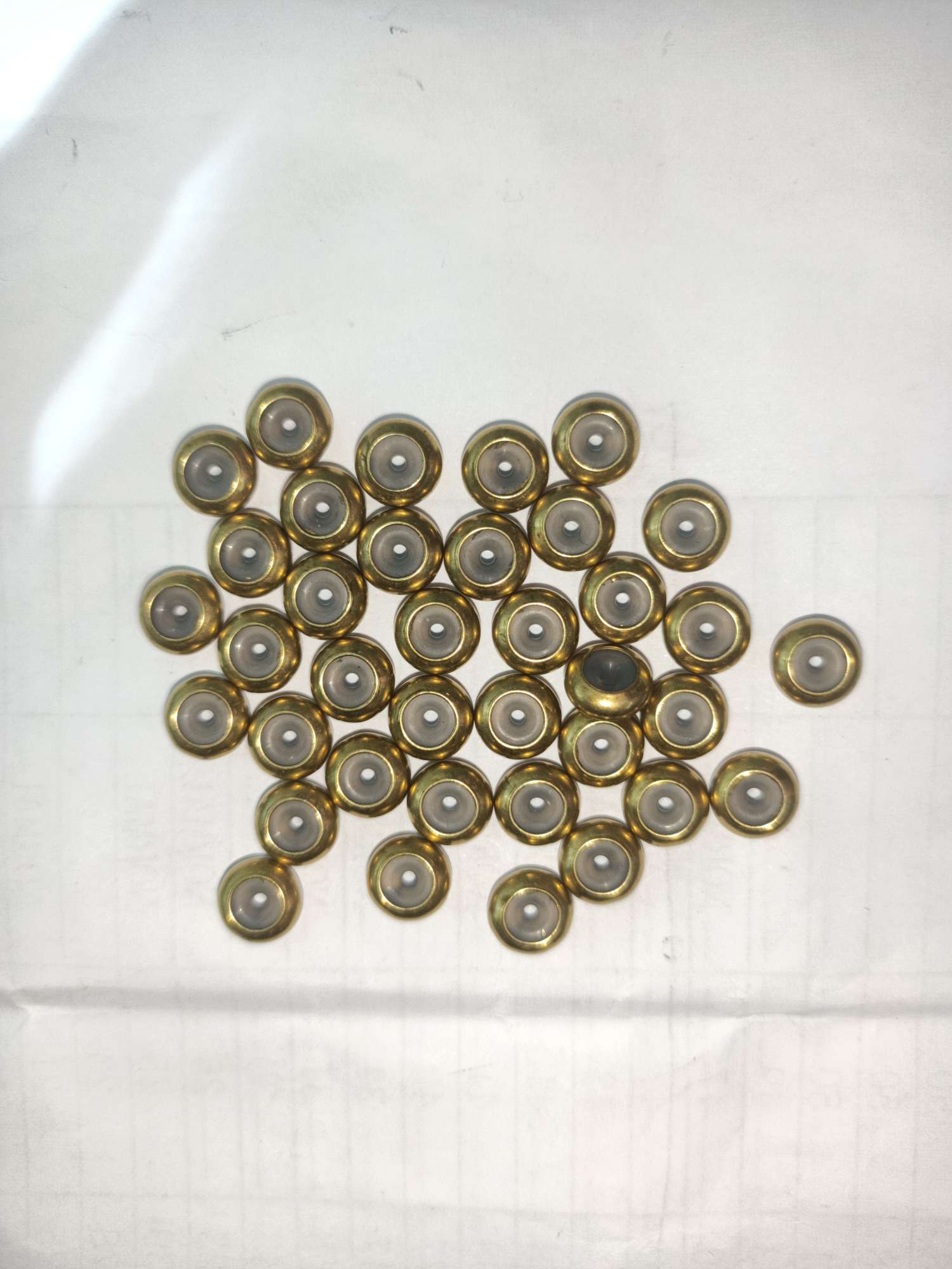 扁胶珠10x4（铜）环保