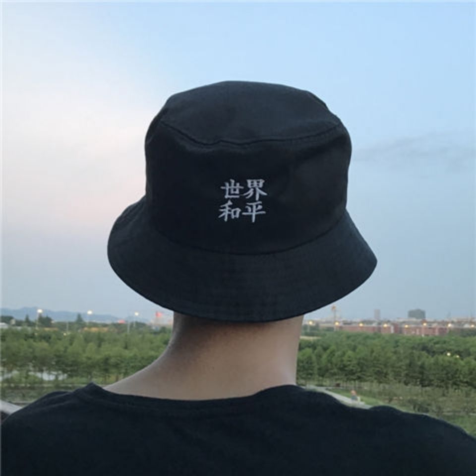 ulzzang渔夫帽男女街头欧美潮牌帽街舞防晒纯色盆帽秋冬帽子男士详情图7