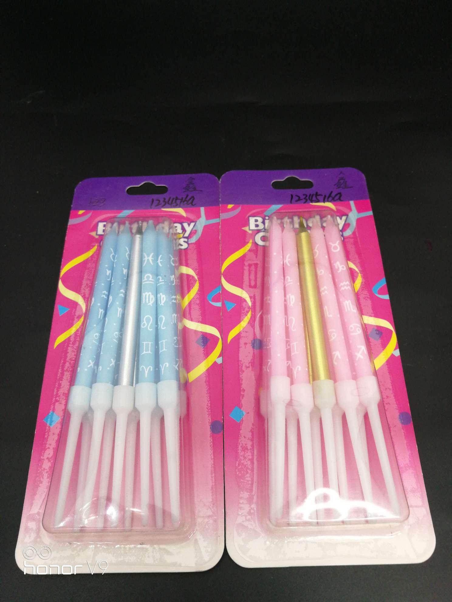 10支装印刷蜡烛