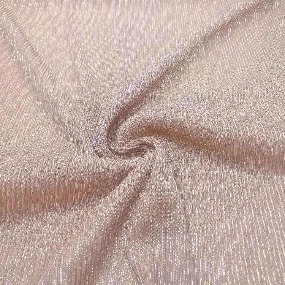 Crease Crease Crease Slide Silk Polyester Stage Wedding Dress Scarf Half Gauze Skirt Fashion Fabric Item Picture