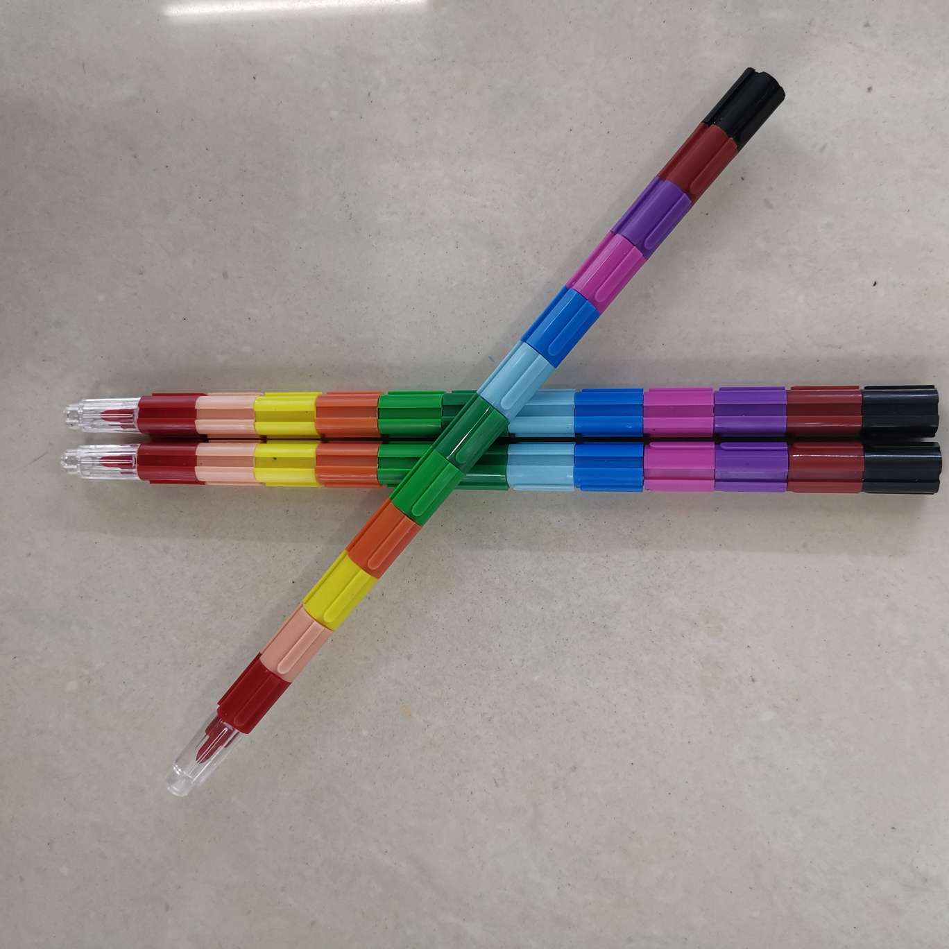 Block crayons 12 color crayons