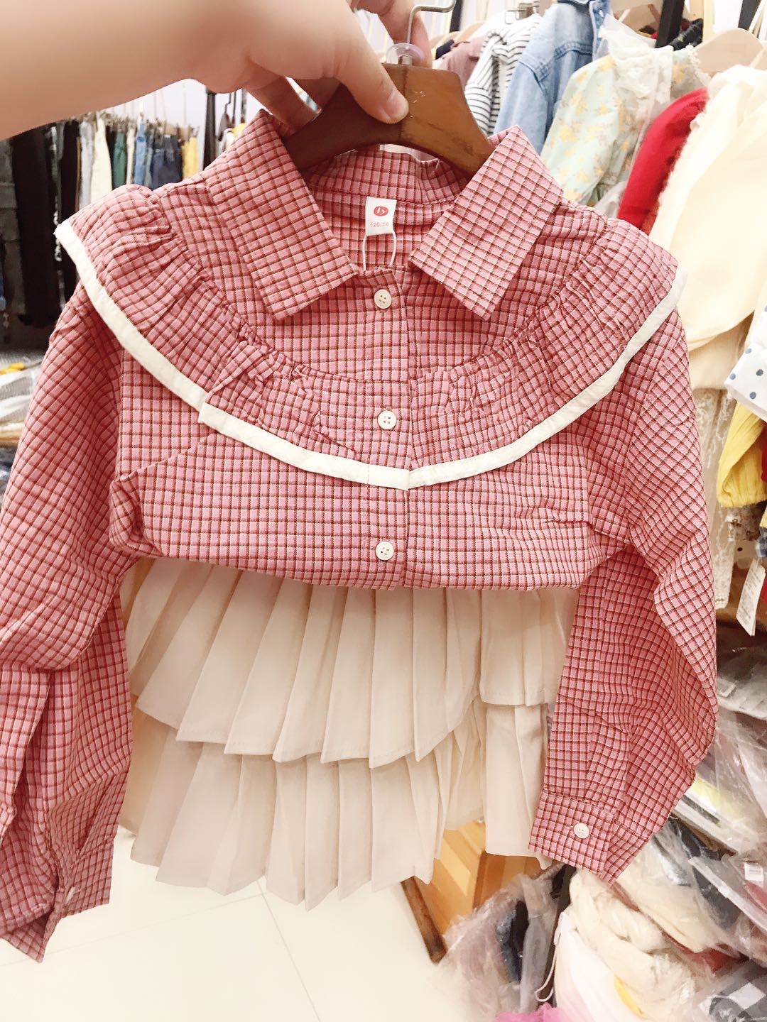 Girl's winter blouse tulle skirt thumbnail