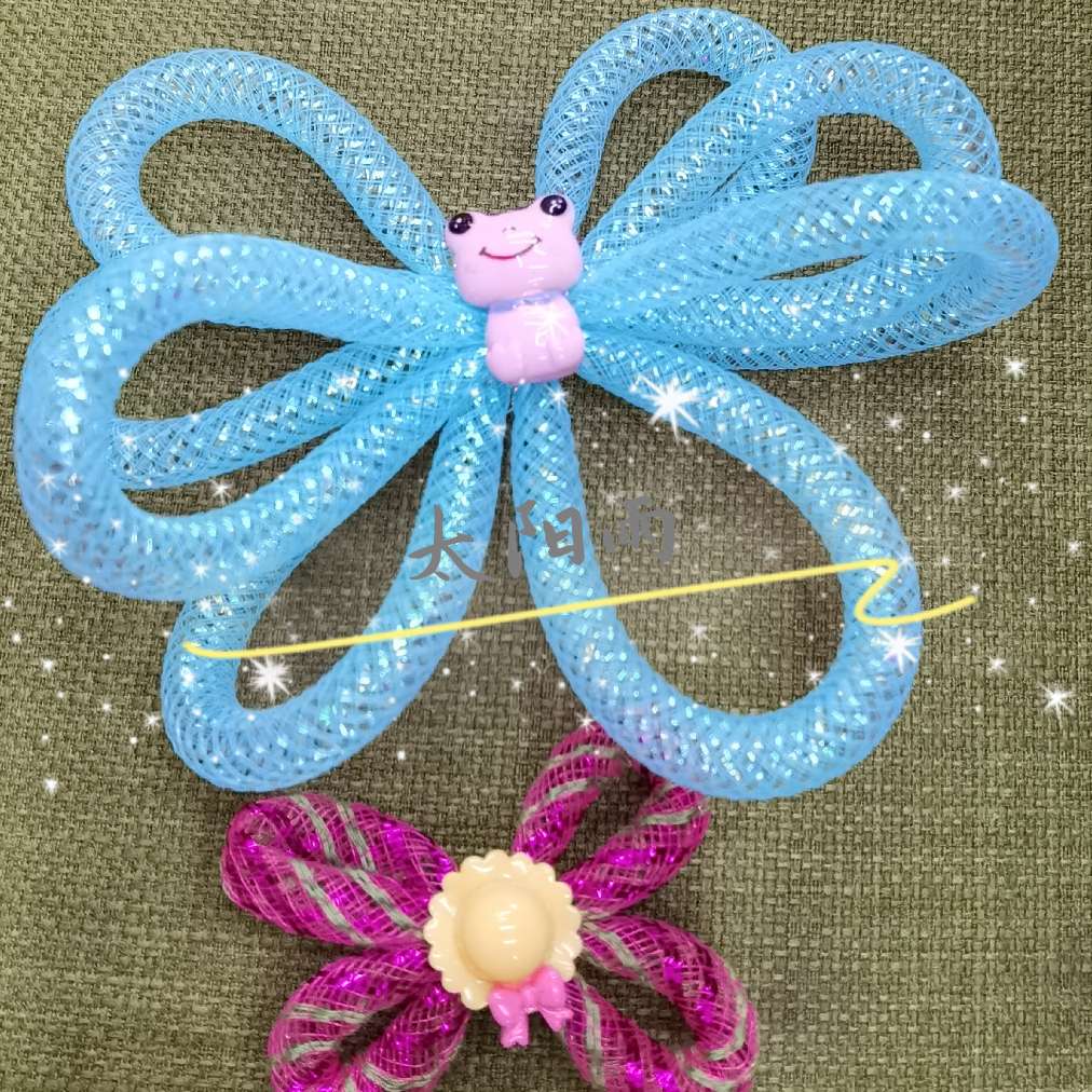 Box decoration ribbon manufacturers direct selling handicrafts elastic gauze DIY full figure