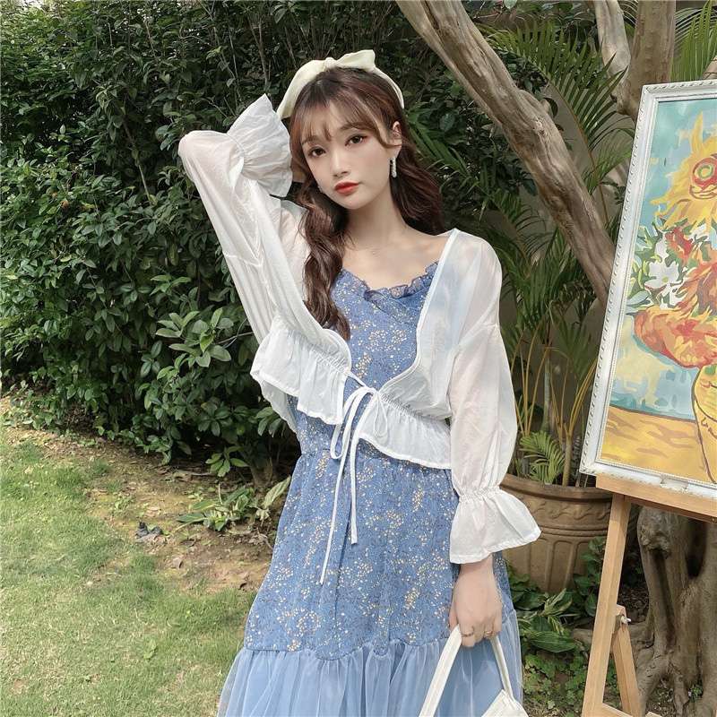 碎花裙/清新产品图