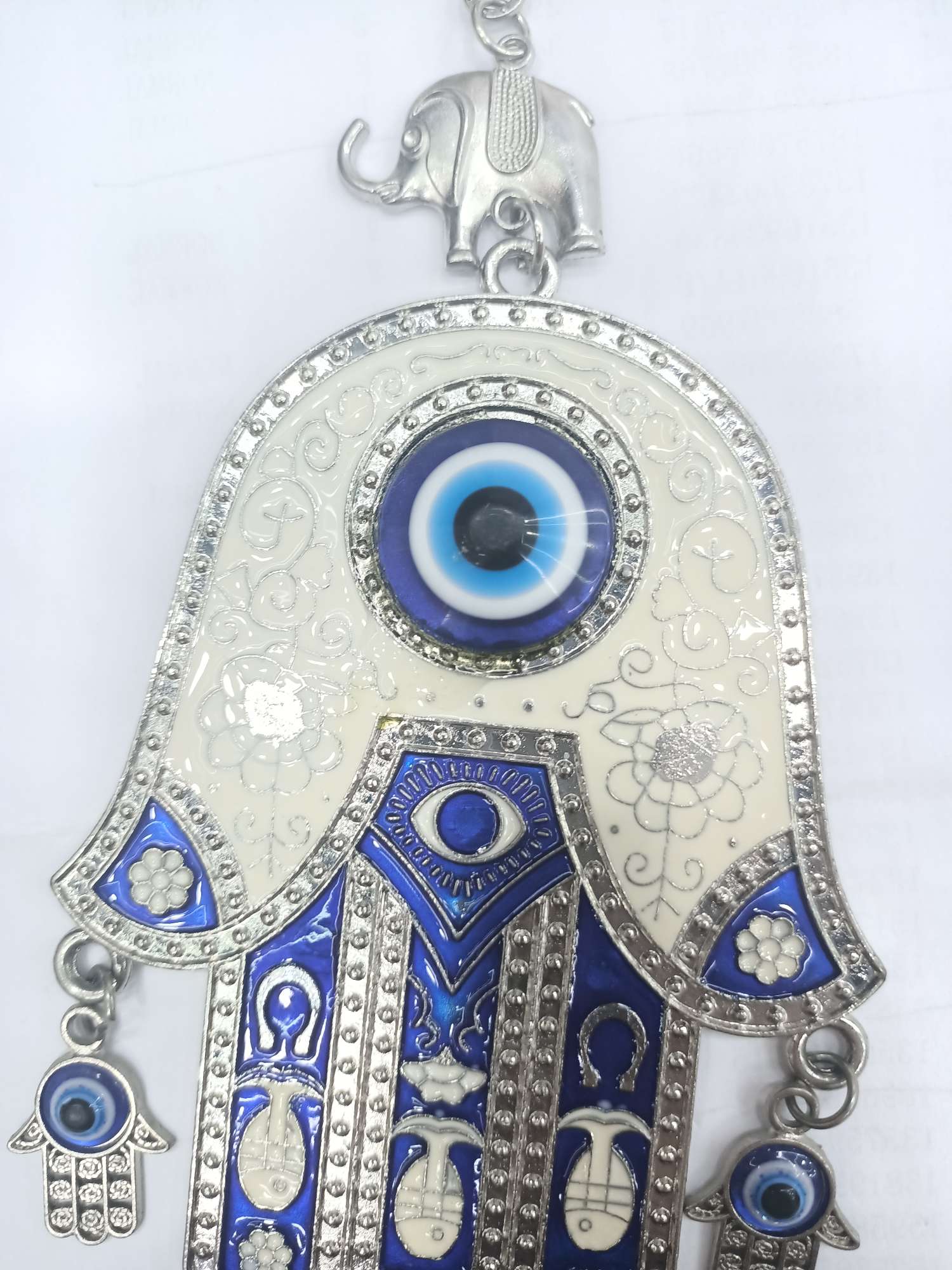 Minority Wind Blue White Big Palm details Picture