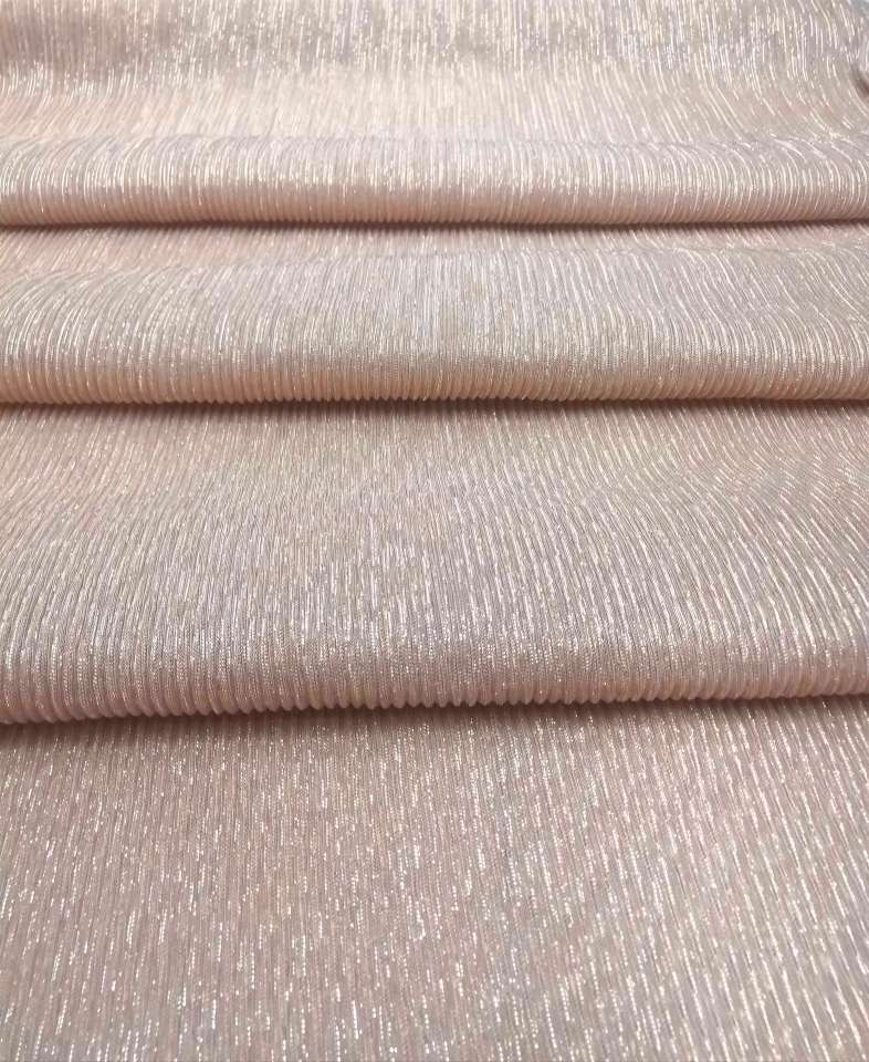 Crease Crease Crease Slide Silk Polyester Stage Wedding Dress Scarf Half Gauze Skirt Fashion Fabric undefined