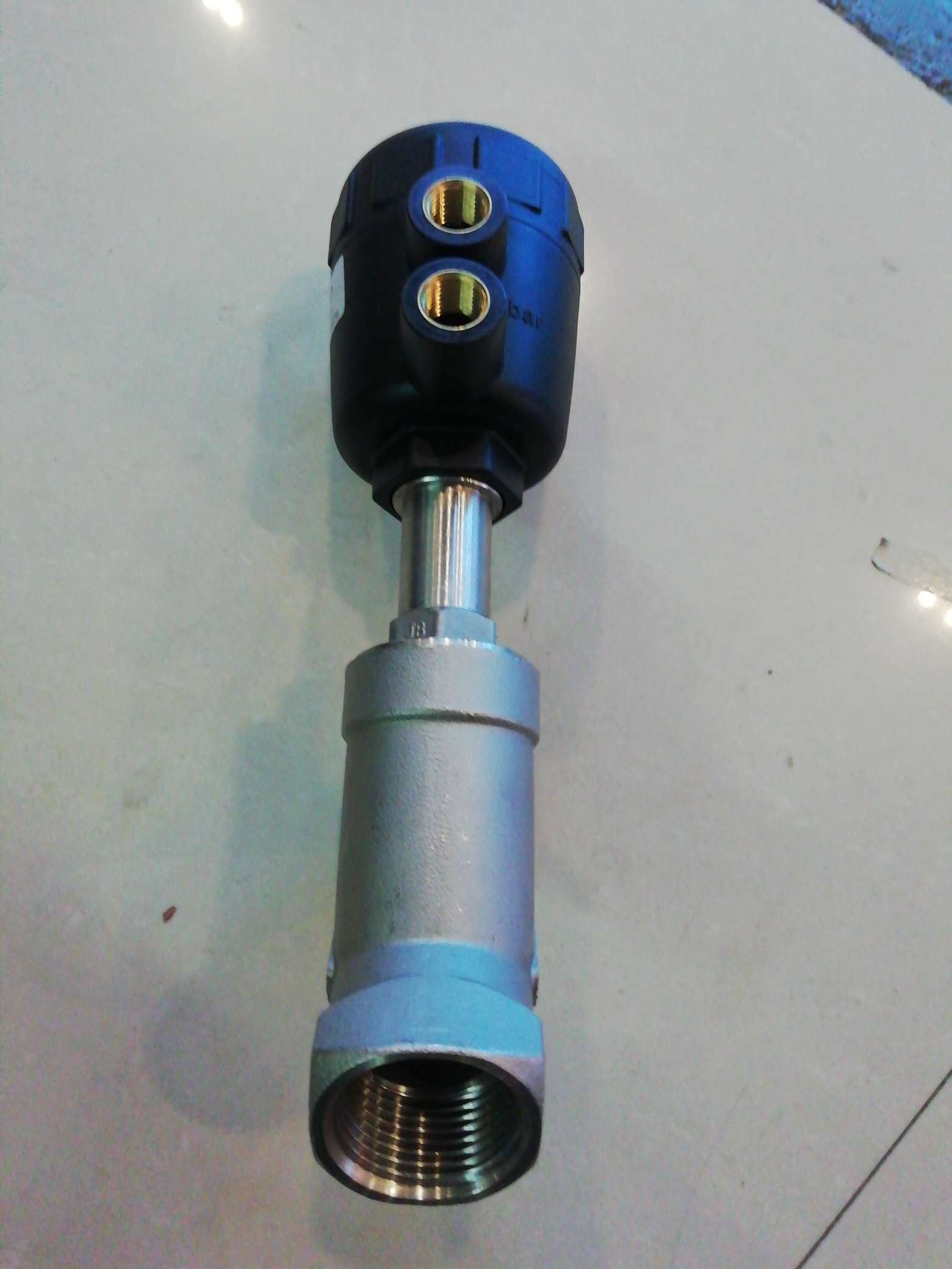Stainless steel Angle seat valve details Picture