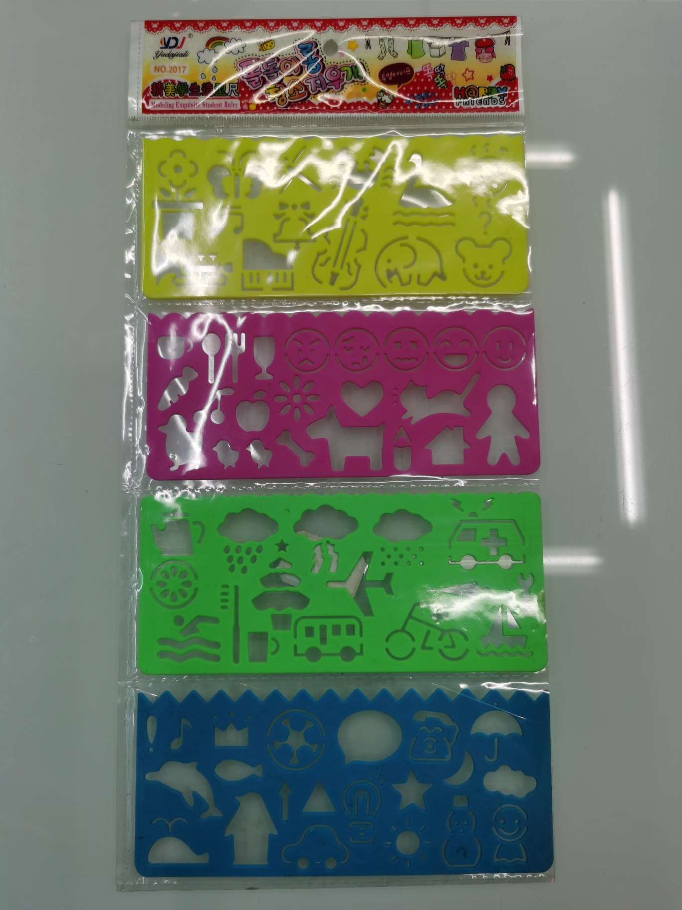 No. 2017 Exquisite Student-shaped Ruler