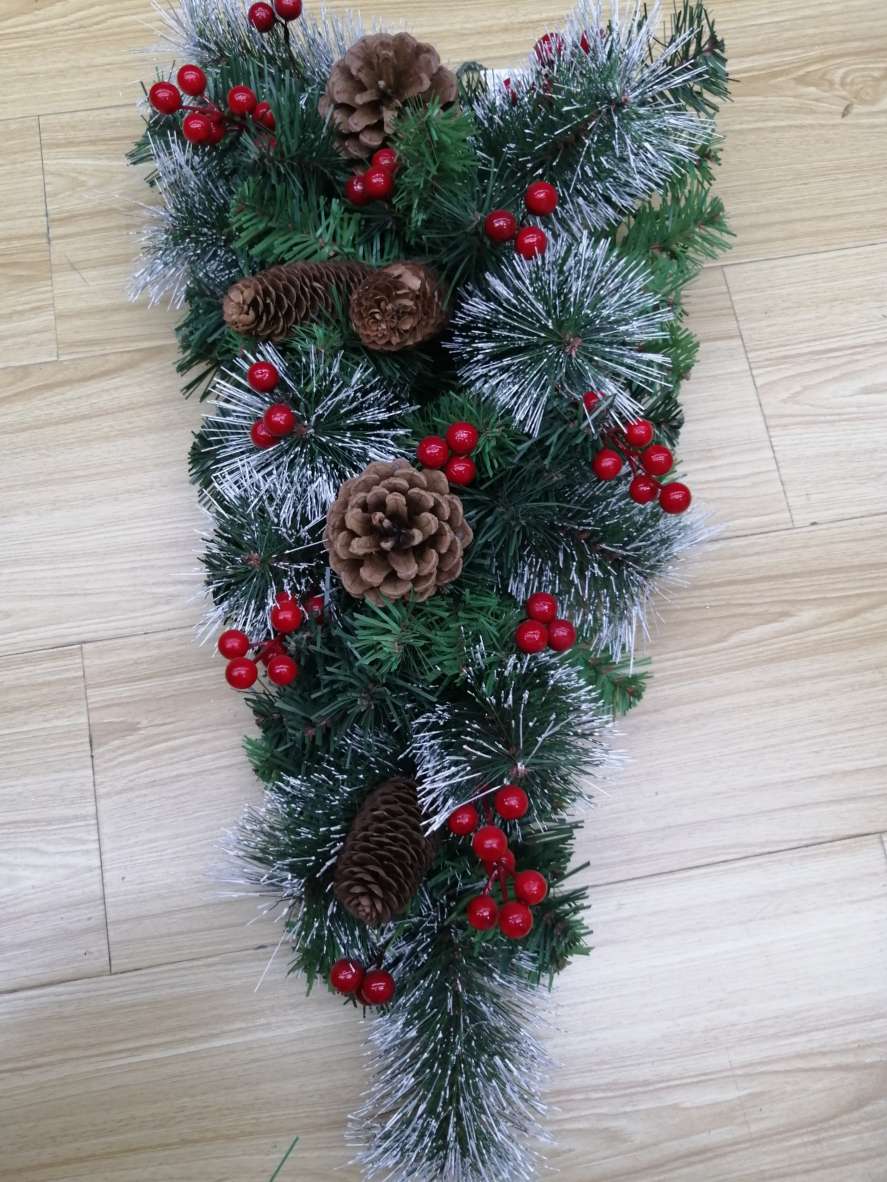 Ice strip Red Fruit Vine powder single white fruit forked fruit simulation plant 111