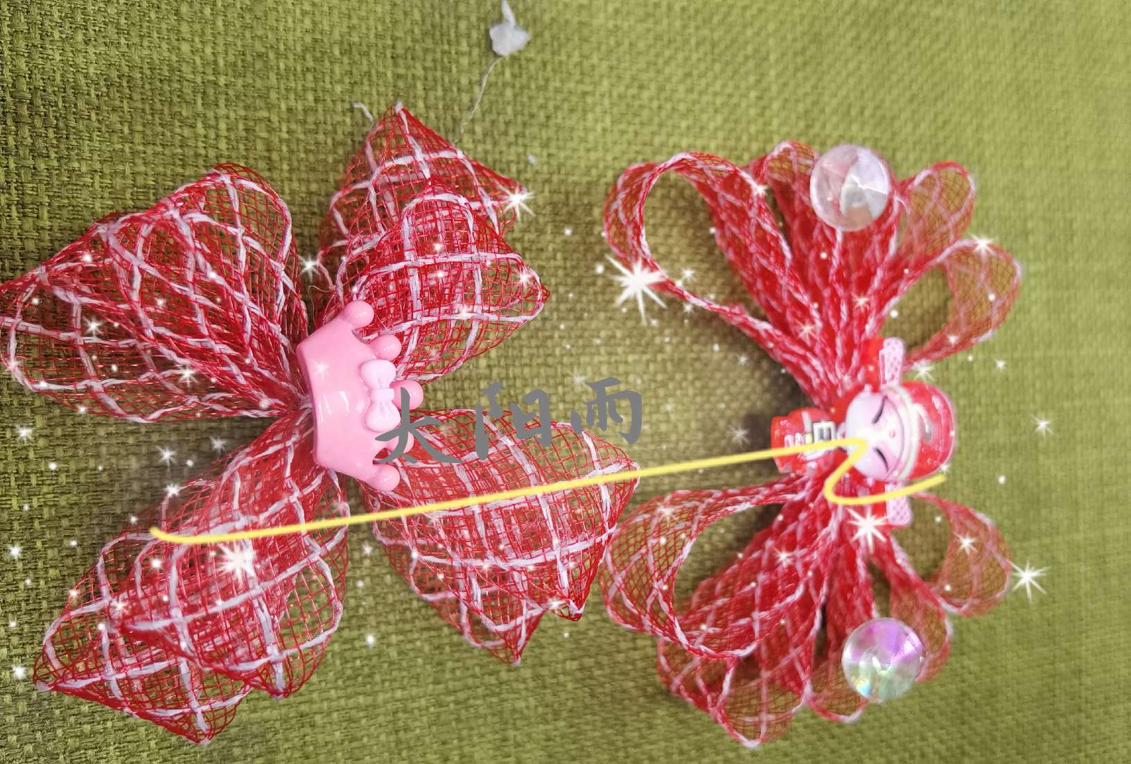 Import manufacturers direct handicrafts elastic yarn net DIY Specification drawing