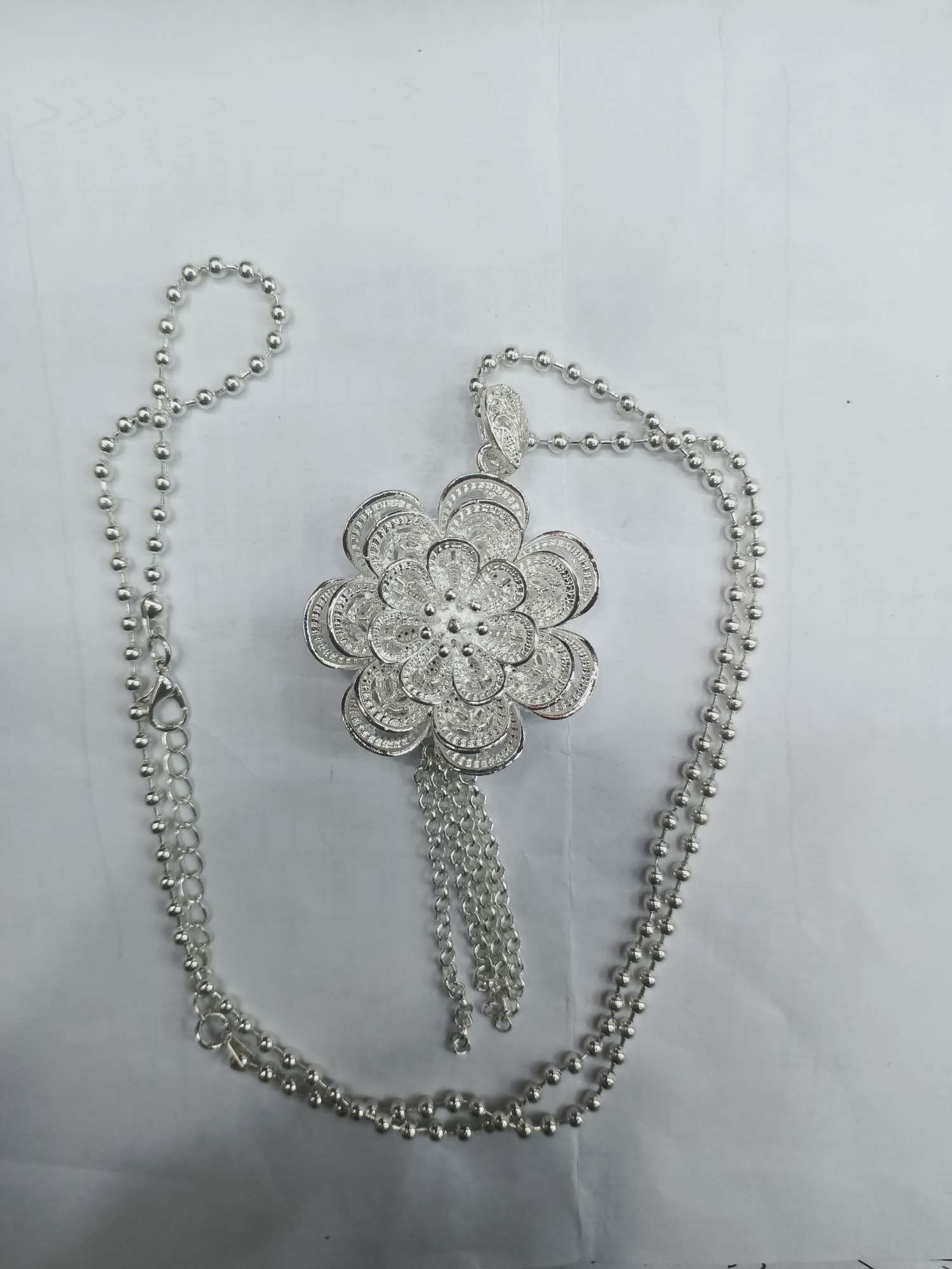 Minority Style Multi-Layer Flower Pendant