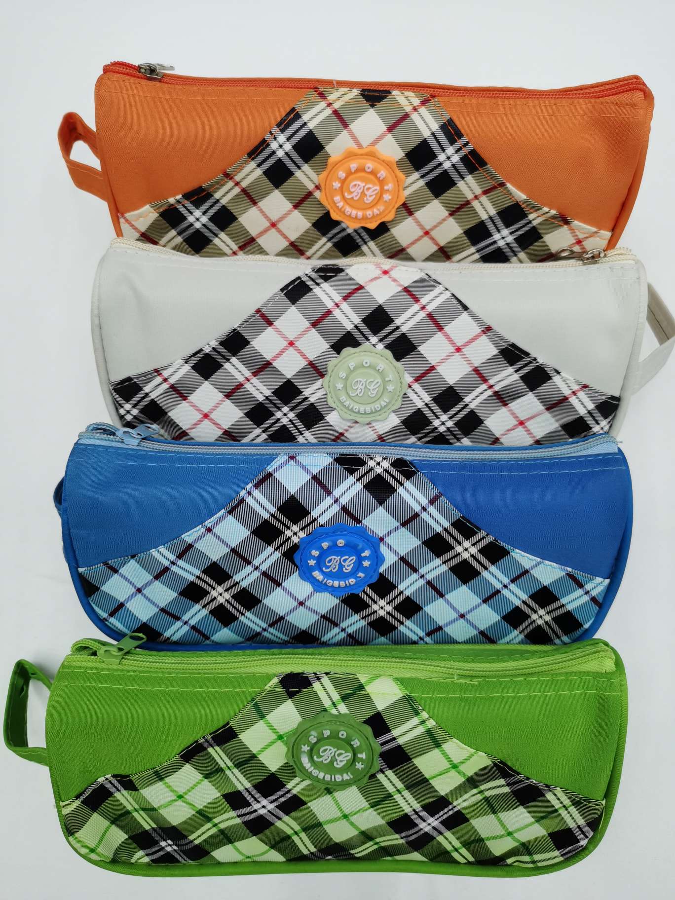 牛津笔袋帆布笔袋韩版笔袋网红笔袋PVC笔袋创意笔袋大容量笔袋圆筒笔袋学生笔袋多功能笔袋印客人L0gO广告笔袋