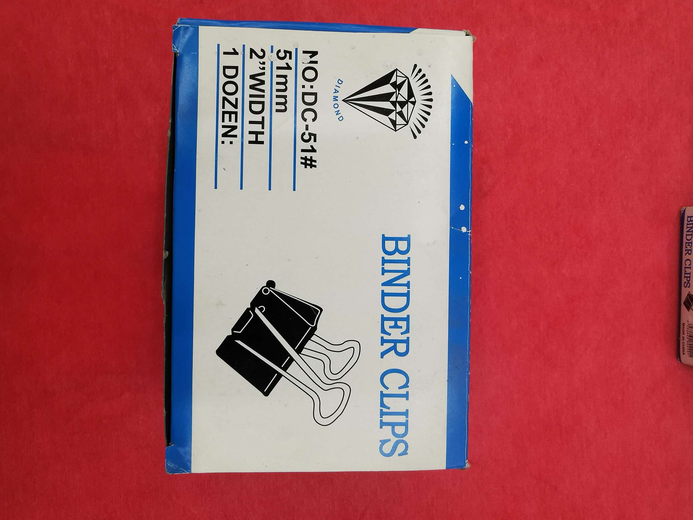 Diamond 1 black long tail clip