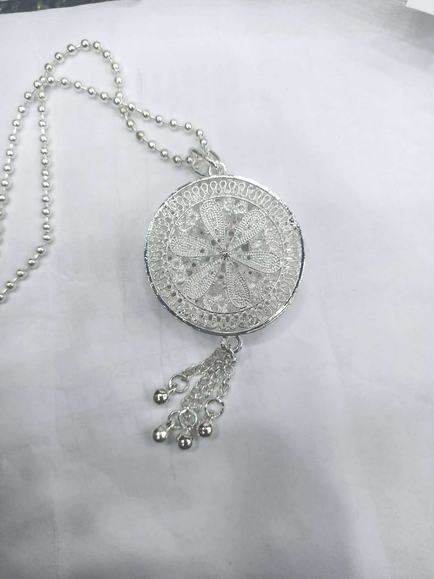 Minority Wind Disc Engraved Pendant Year After Year details Picture