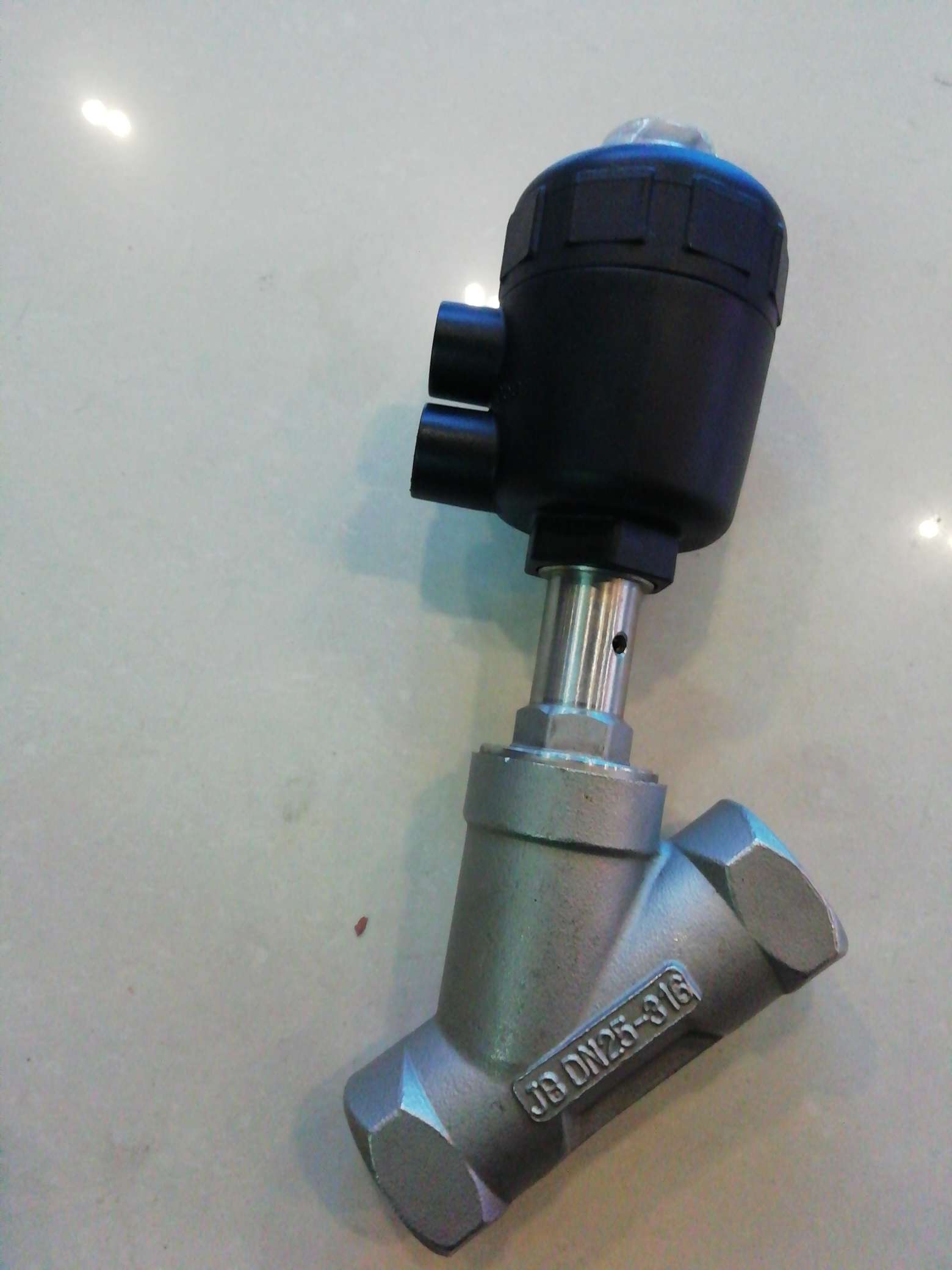 Stainless steel Angle seat valve Specification image