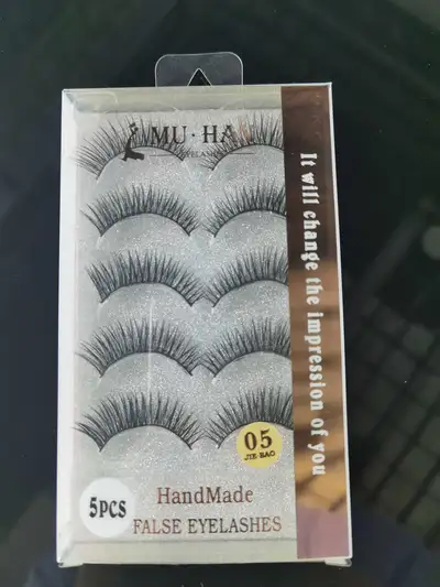 False Eyelashes 886 Five Pairs 3D