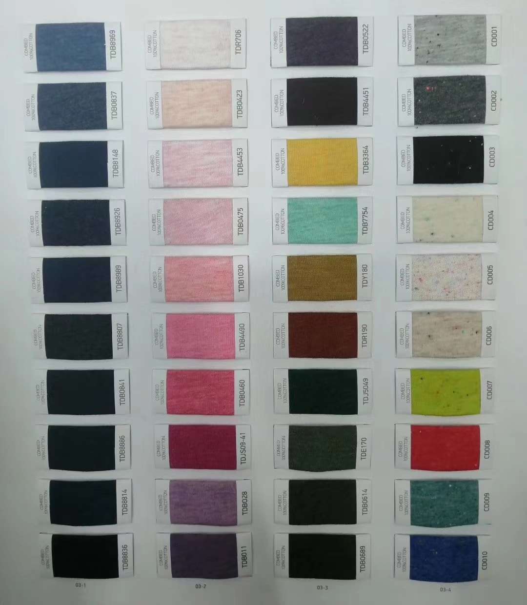 [Three-Mountain Color Yarn] Colorful all-cotton color-spun yarn details Picture