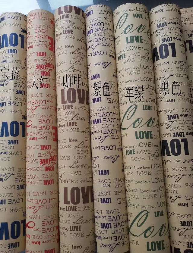 Kraft paper newspaper packaging paper details Picture