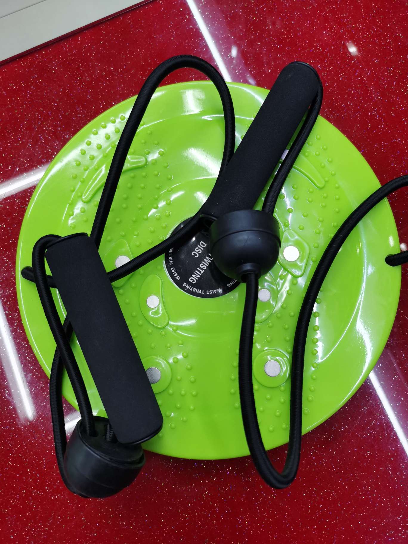 25公分带绳磁性扭腰盘