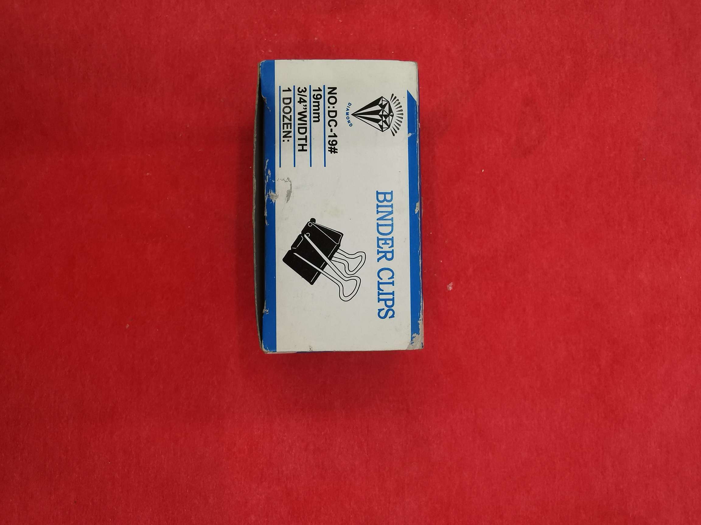 Diamond 5 black long tail clip