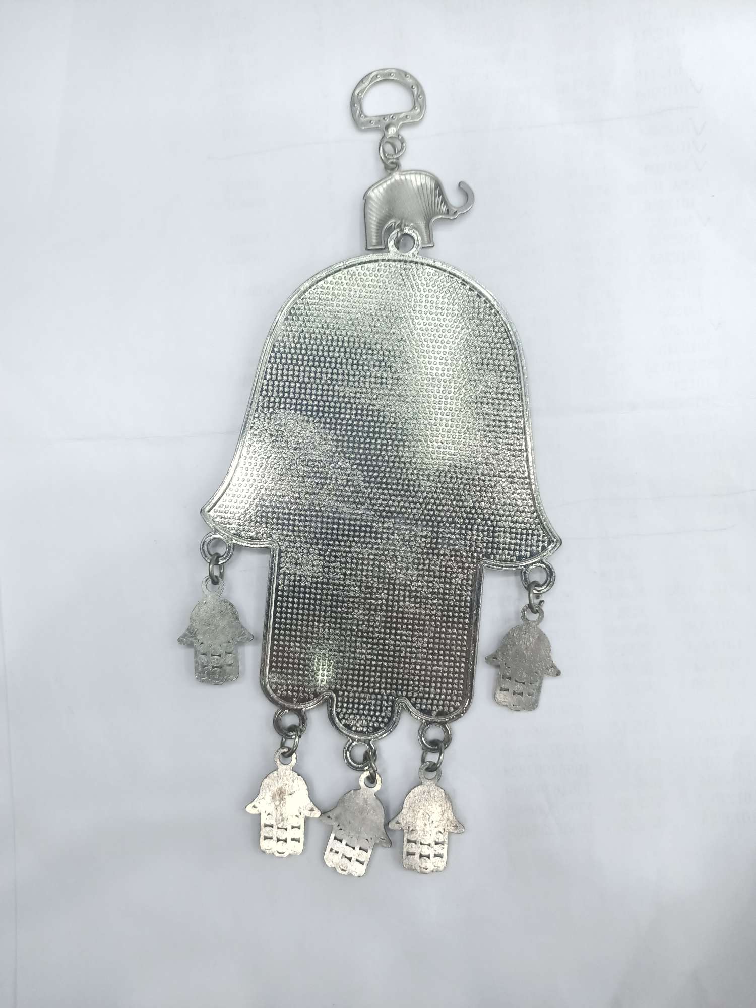 Minority Wind Blue White Big Palm Specification drawing