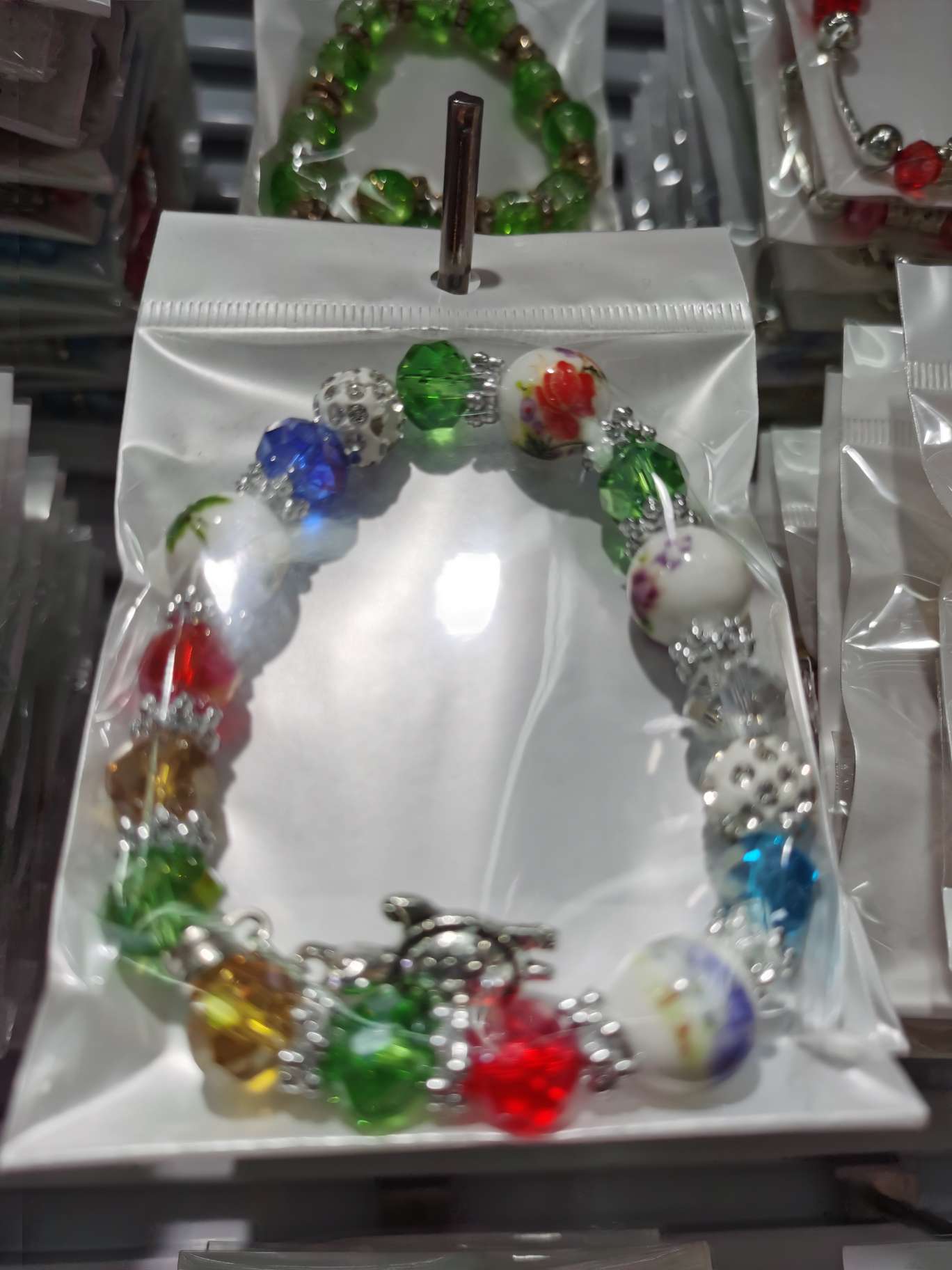 Bright-colored bracelet