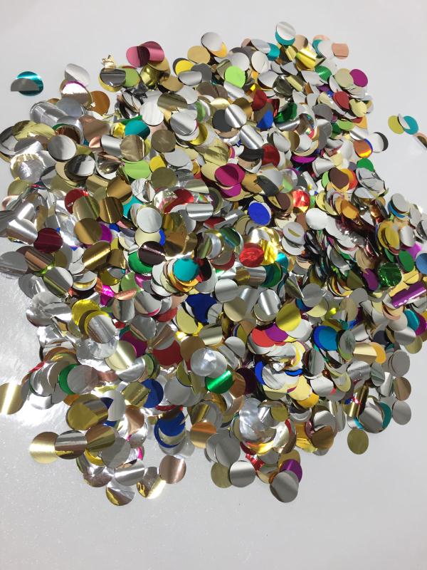 2.5CM round sequin monochromatic bobble ball filler