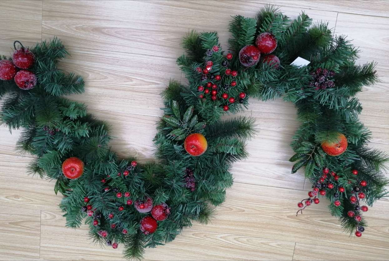 Ice strip Red fruit vine powder single white fruit forked fruit simulation plant 555 details Picture