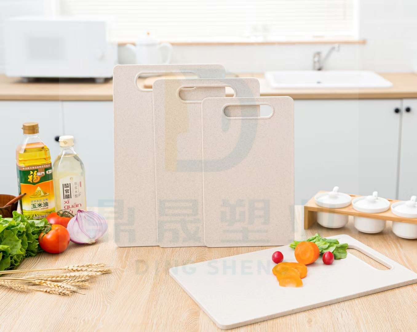 麦秆菜板  塑料砧板 家用菜板