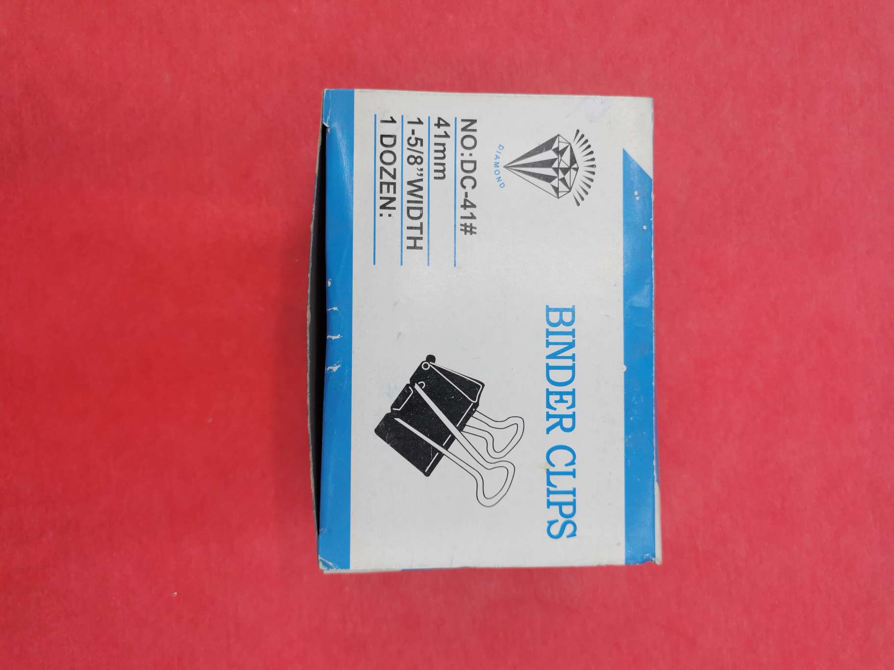 Diamond 2 black long tail clip