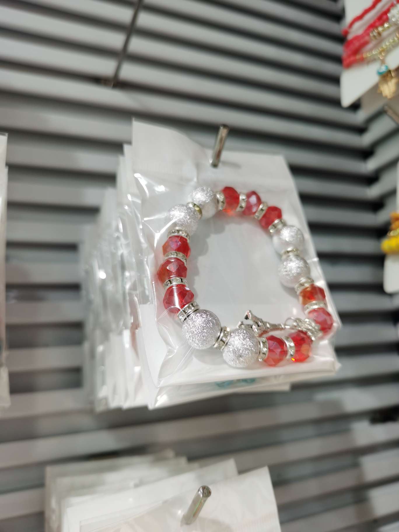 Red one-on-one bracelet