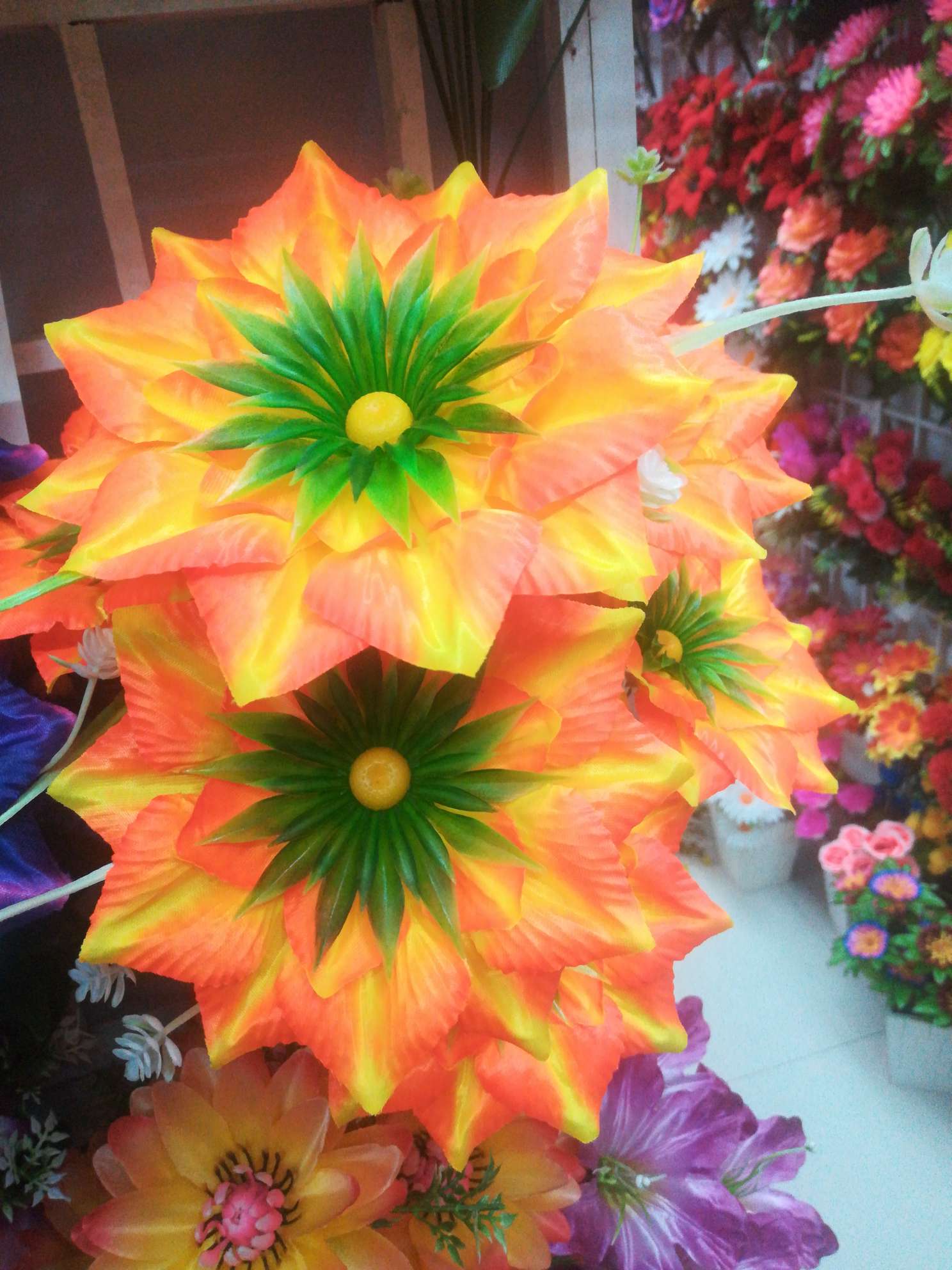 平头花/仿真花细节图