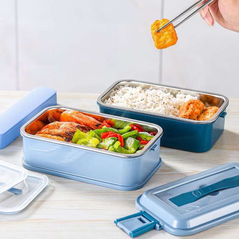 304法式便当盒白底实物图