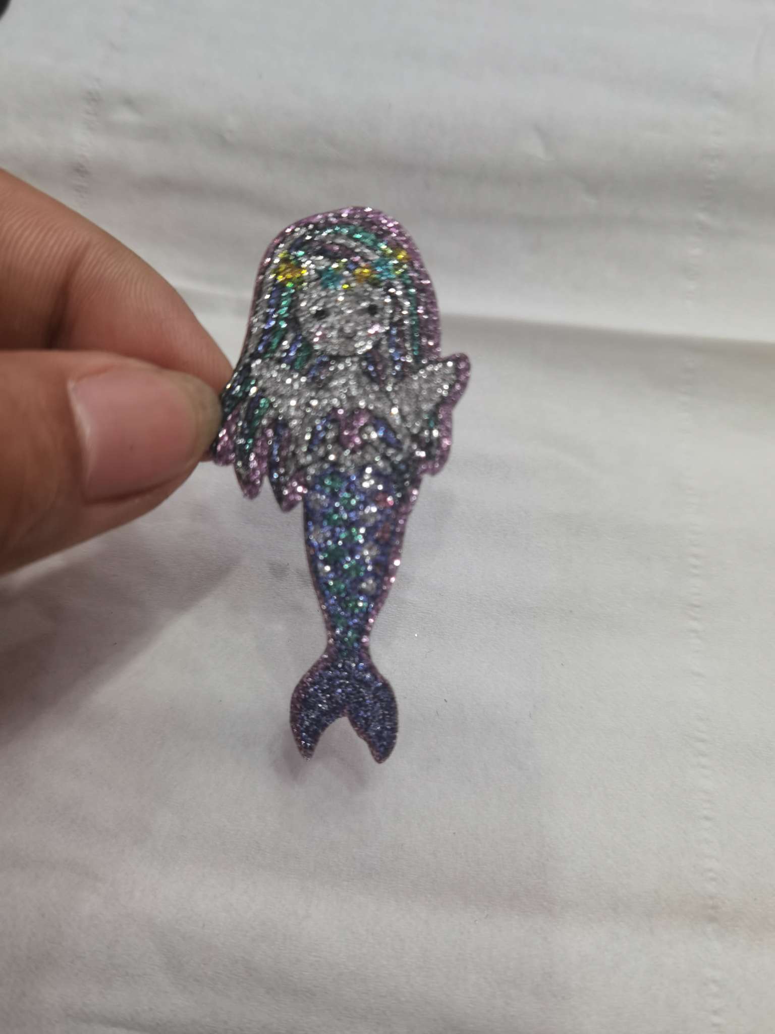 Cartoon Printed Mermaid details Picture