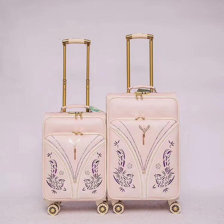 PU三件套 四件套 五件套 行李箱 拉杆箱 旅行箱细节图