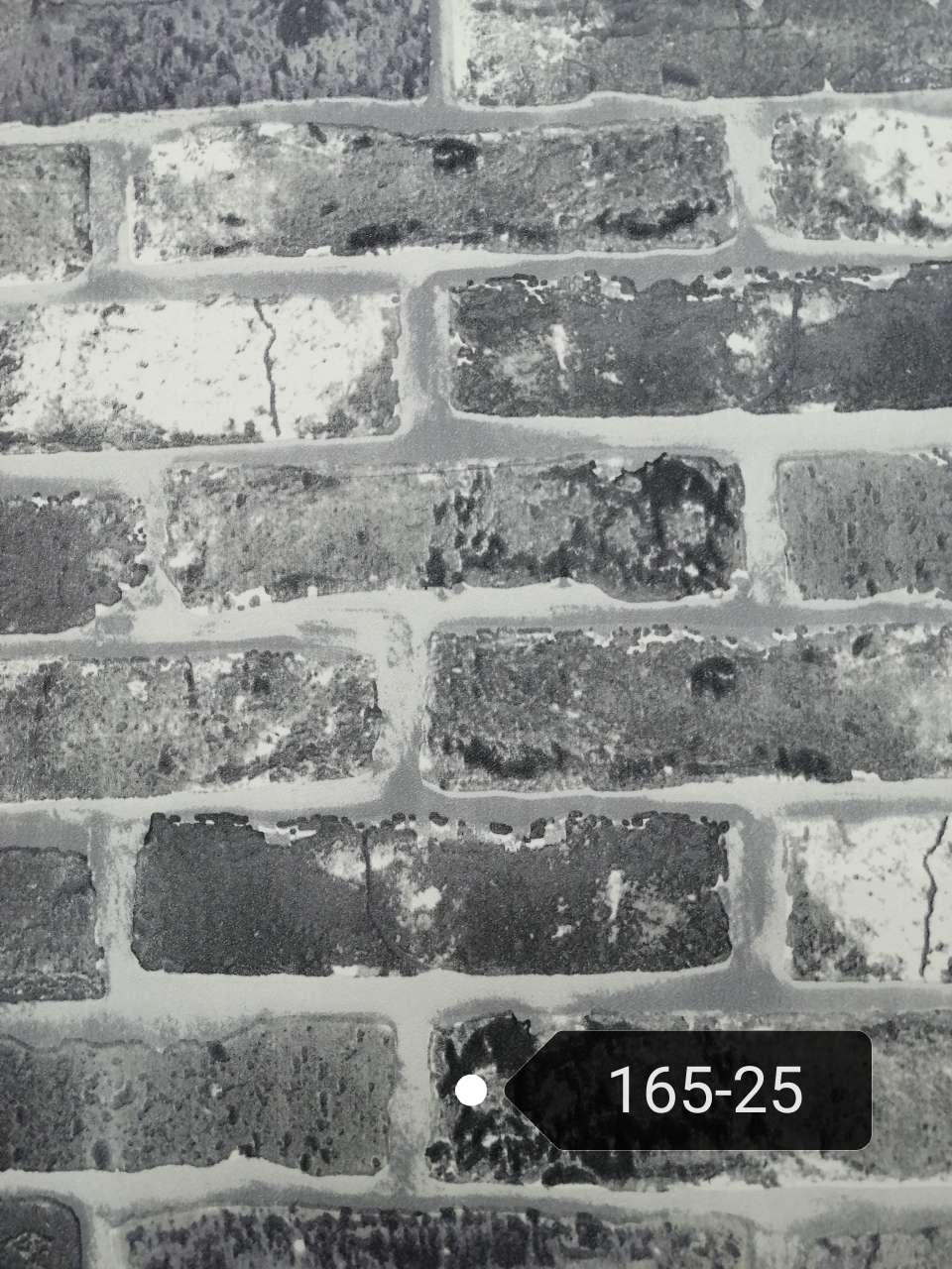 Culture brick art brick white brick black brick red brick TV set background wall PVC wallpaper