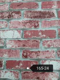 Culture brick art brick white brick black brick red brick TV set background wall PVC wallpaper 181501
