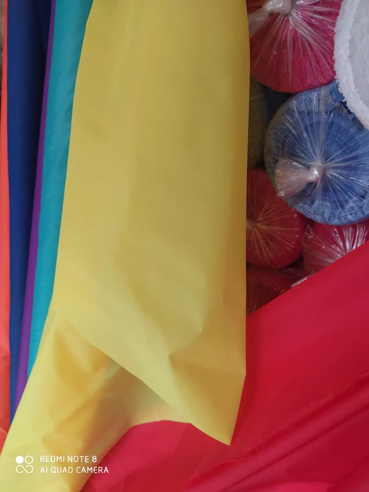 210T polyester taffeta golden yellow waterproof details Picture