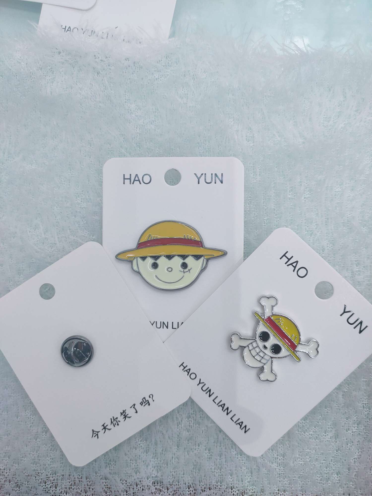 爆款路飞精致款日系包包领针包包毛衣胸针简约细节图