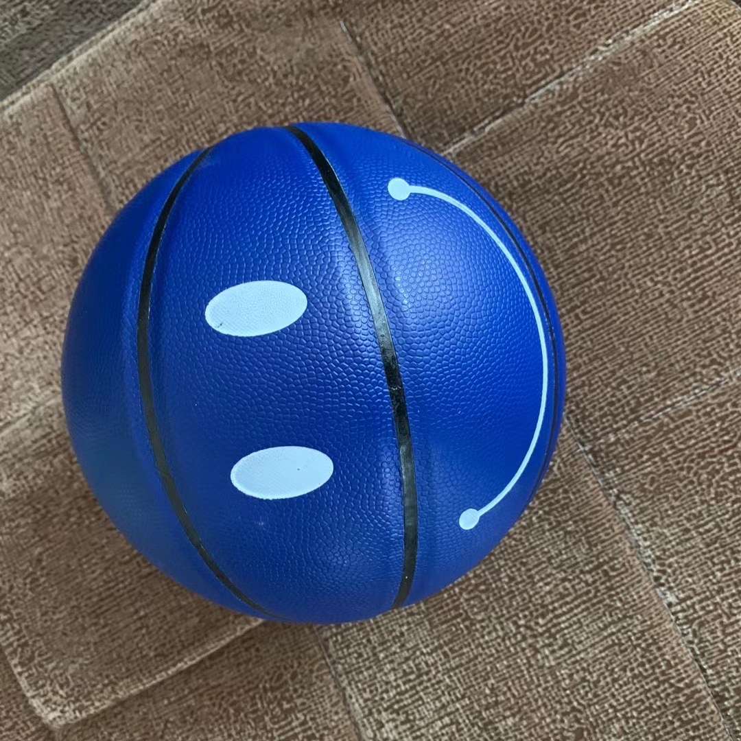 Basket color smiley ball