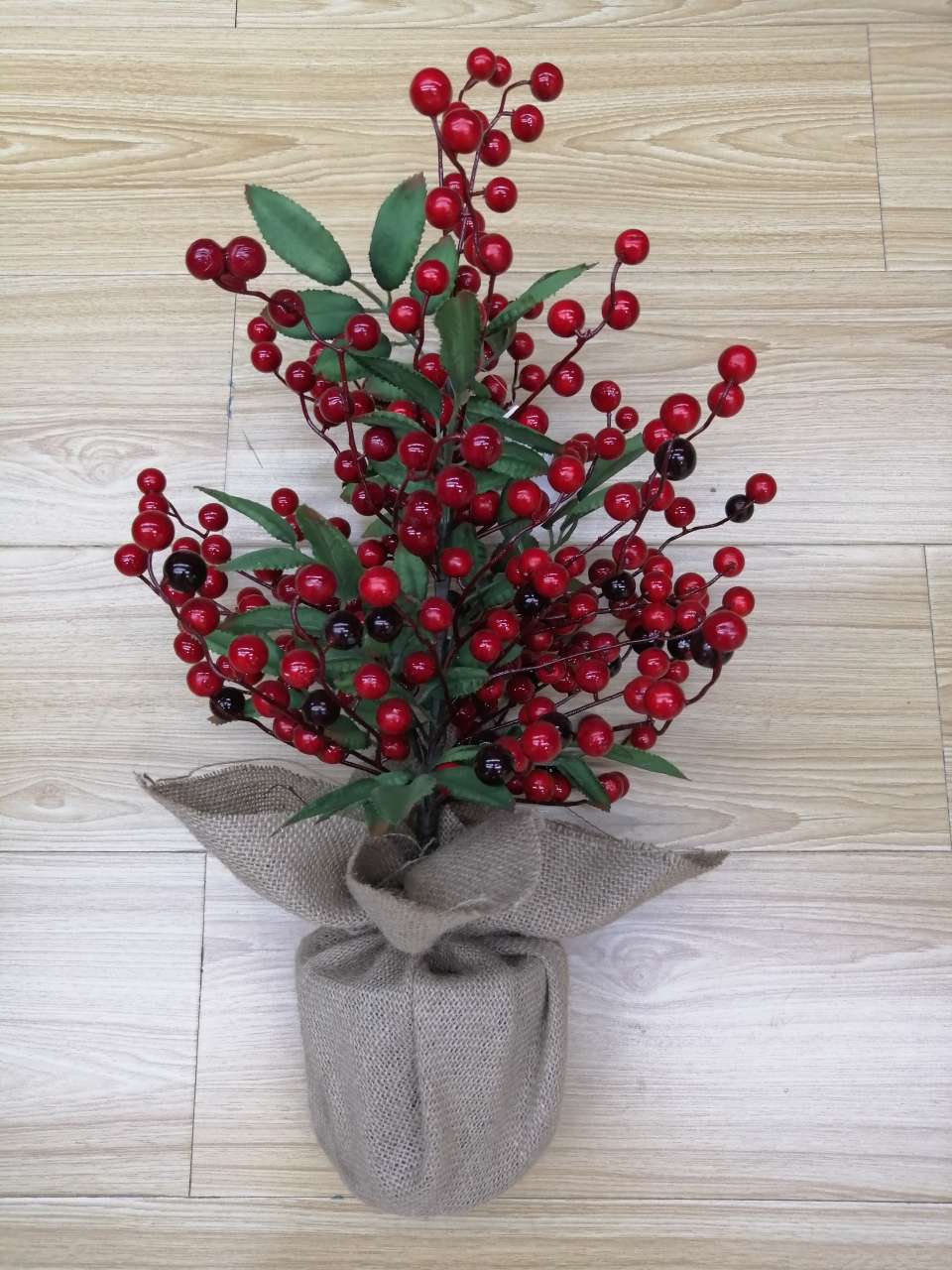Christmas Nine-Headed Top Red Black Fruit 342 details Picture