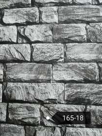 Culture brick art brick white brick black brick red brick TV set background wall PVC wallpaper 360501