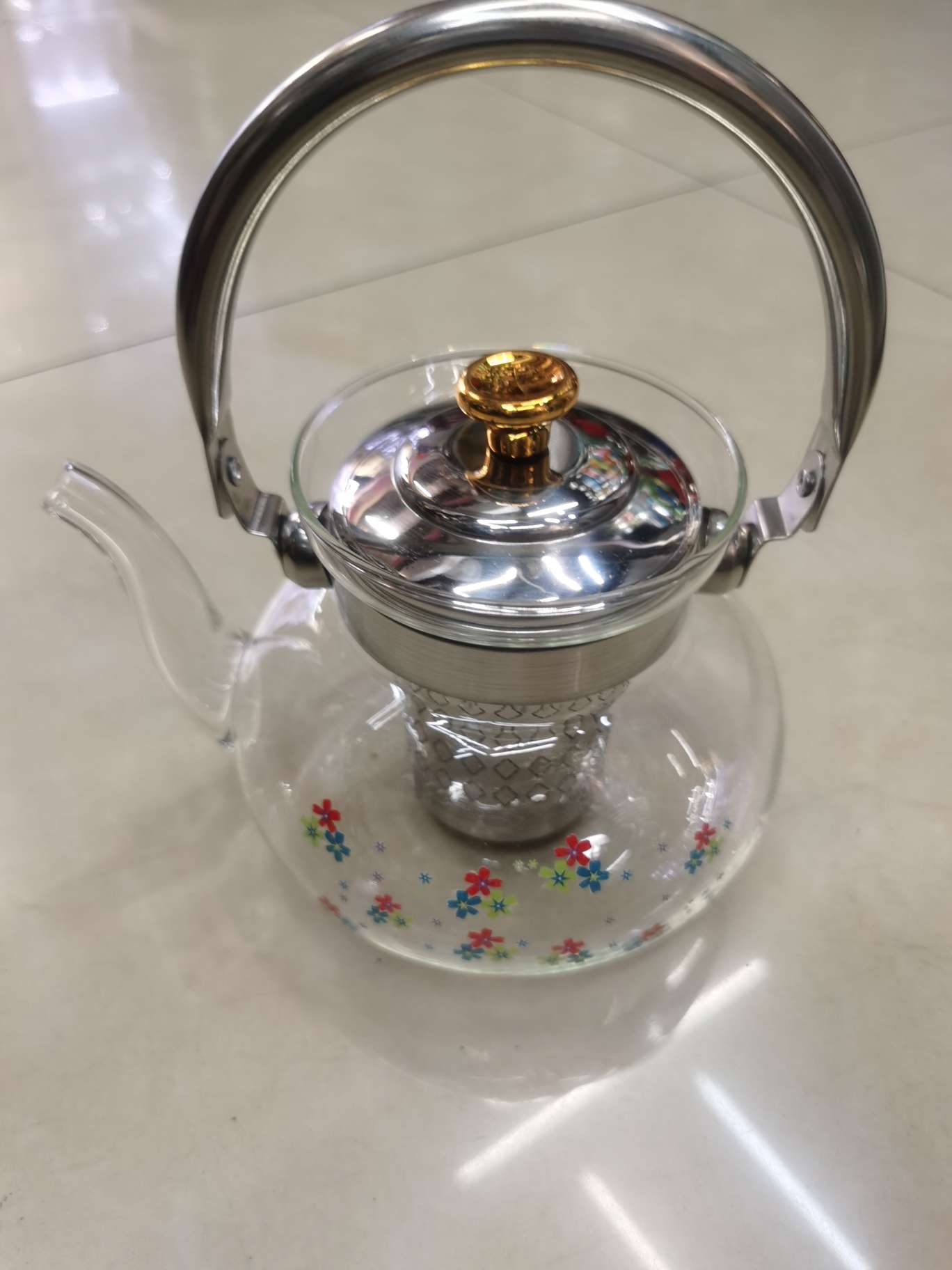 Decal direct-fire teapot