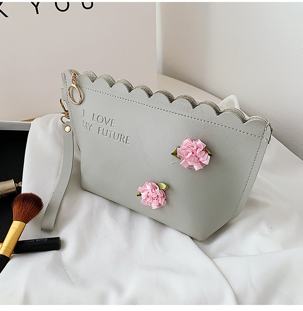 韩版波浪纹手拿包化妆包零钱包产品图