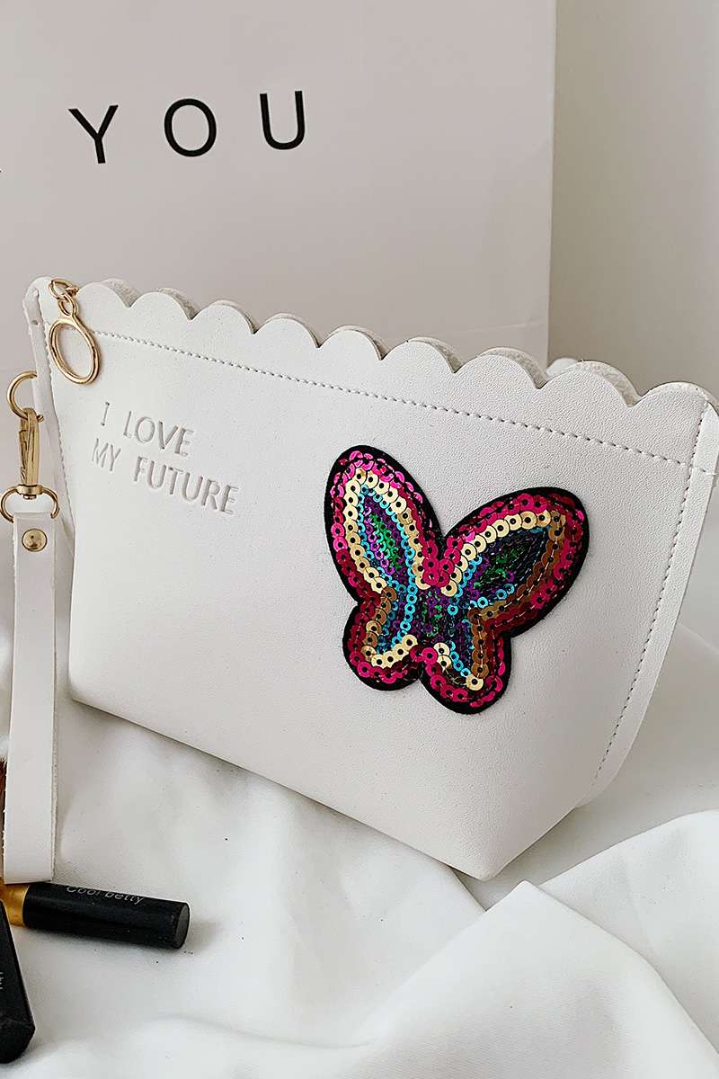 韩版波浪纹手拿包化妆包详情图7