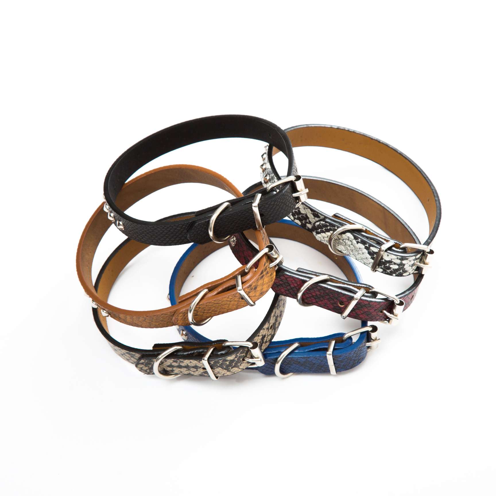 PU皮蛇皮纹/宠物宝宝项圈/宠物用品项圈产品图