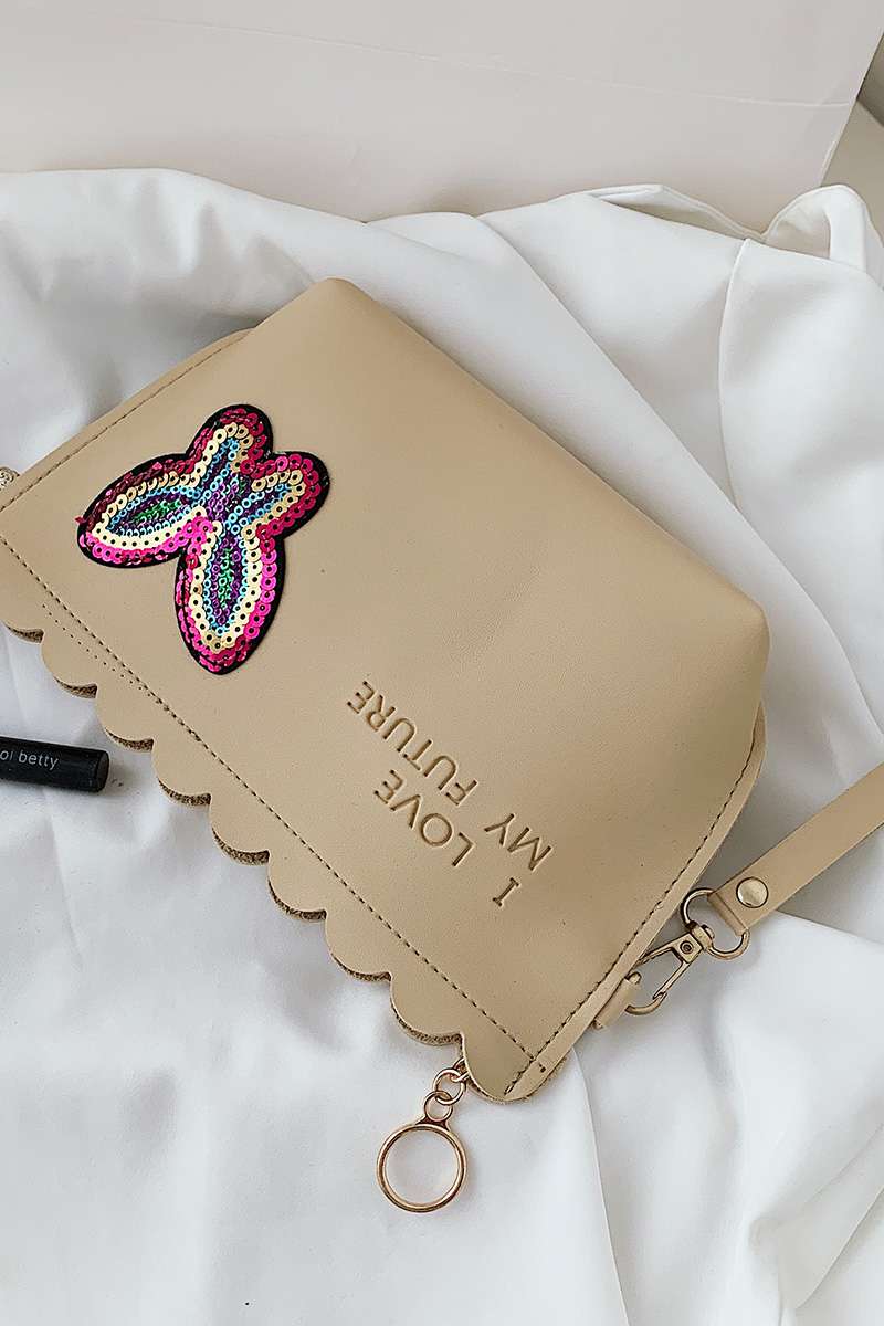 韩版波浪纹手拿包化妆包产品图